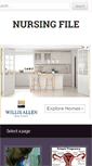 Mobile Screenshot of nursingfile.com